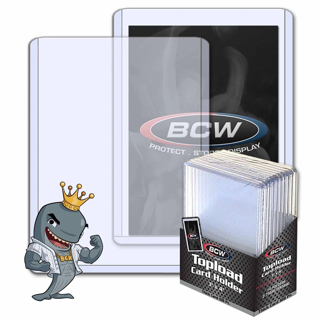 BCW 2.75mm Topload Card Holder (108pt) 10ct Pack FREE SHIP