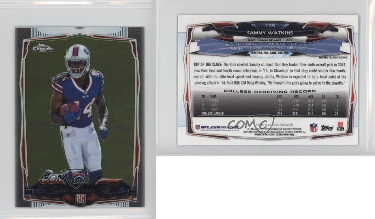 2014 Topps Chrome Mini Sammy Watkins (Standing Upright) #138 Rookie RC 0k0
