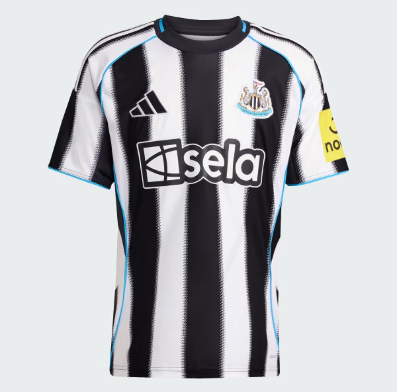 Newcastle United Adult Medium 2025-26 Black Home Authentic Jersey Fast Shipping