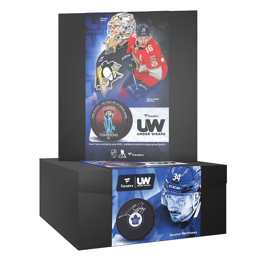 2024 Under Wraps NHL Autographed Puck (2.0)