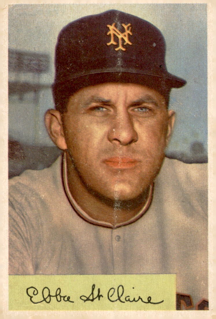 1954 Bowman #128 Ebba St.Claire VG/VGEX