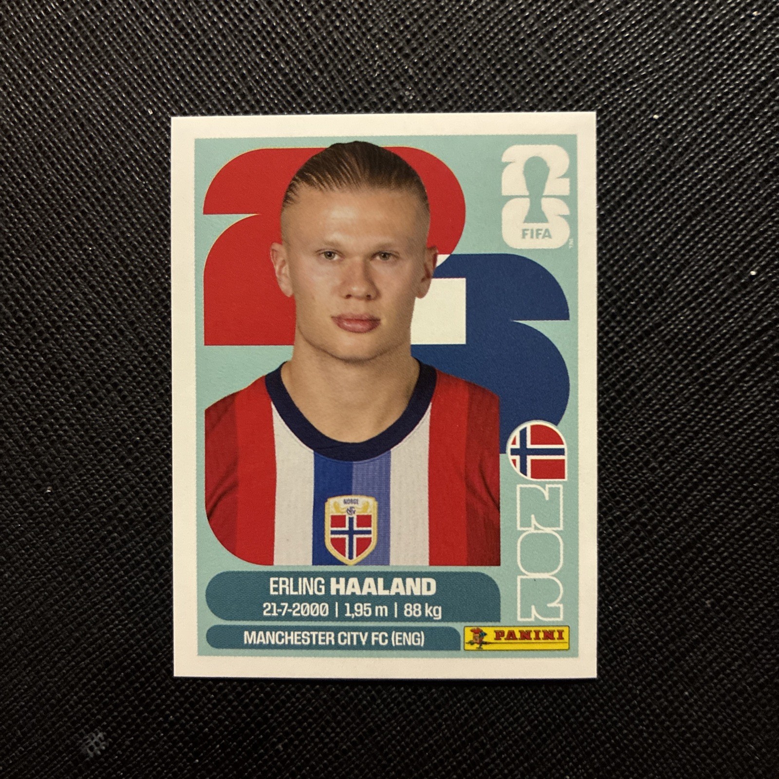 2026 Fifa World Cup Panini Sticker Erling Haaland