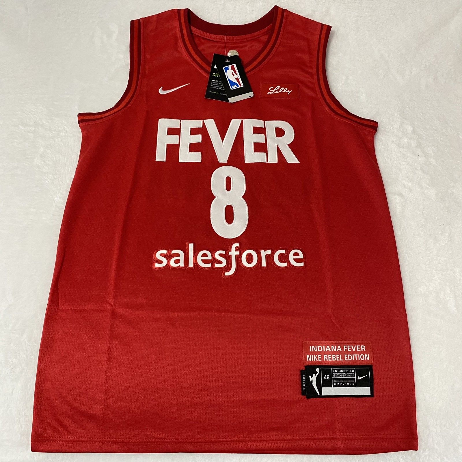 Sophie Cunningham #8 Custom. Sewn version. Red Jersey. Men’s S–2XL