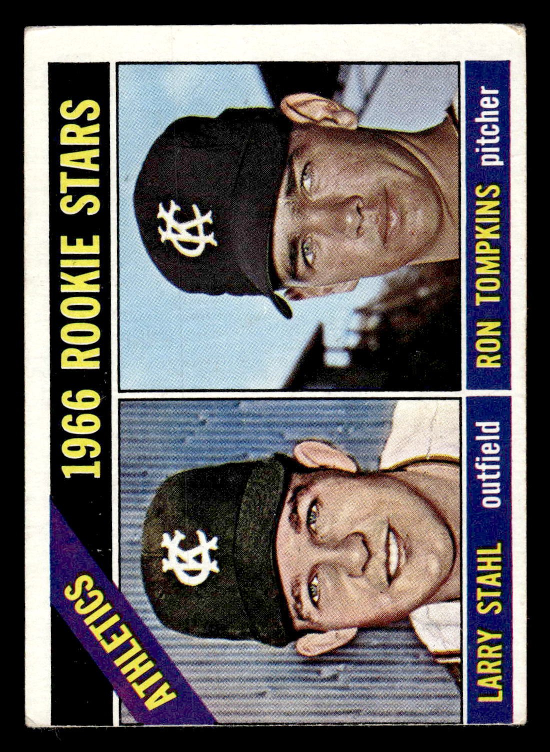 1966 Topps #107 Athletics 1966 Rookie Stars – VG-VGEX *TedsCardShack*