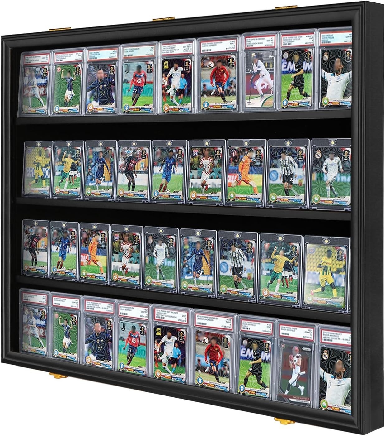 DEFECTIVE Graded Sports Card Display Case LockableTrading Card Collector G3D