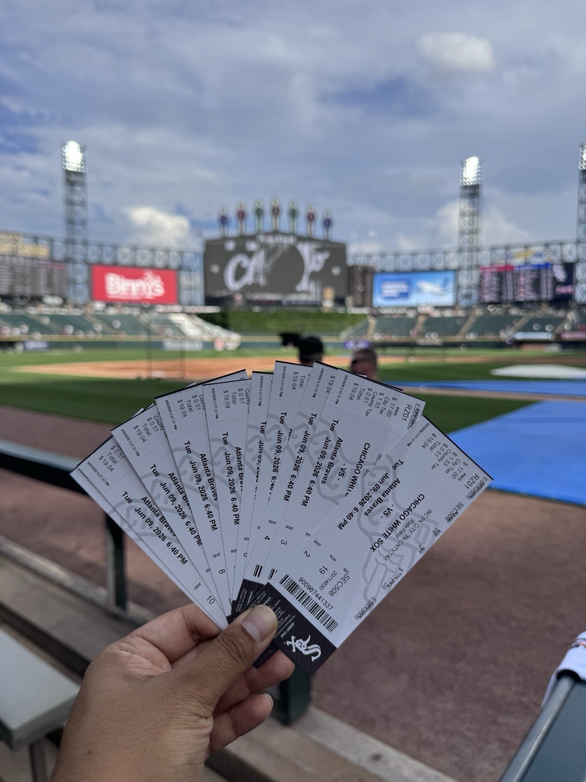 Braden Montgomery MLB DEBUT 6/9/26 White Sox Ticket 1st HR Walk Off! MINT. RARE.