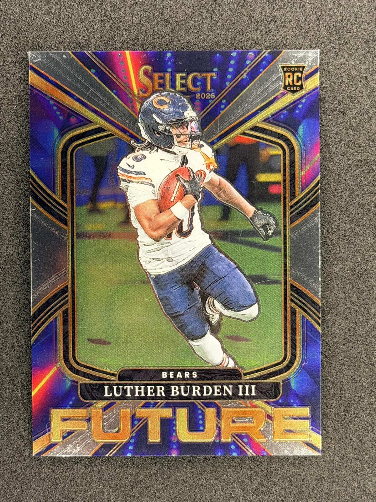 Luther Burden III 2025 Panini Select 3 Select Future Chicago Bears