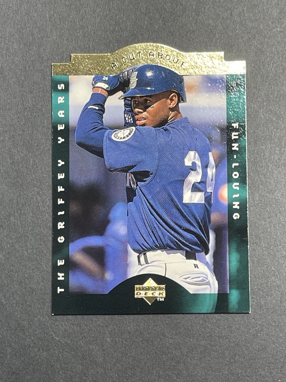 Ken Griffey Jr Upper Deck 1996 A Cut Above The Griffey Years Die Cut CA3