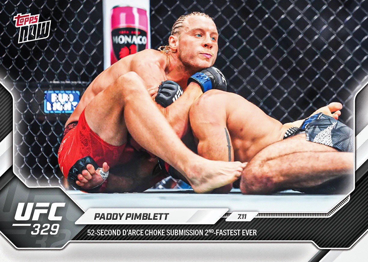 *PRE SALE* Paddy Pimblett – 2026 UFC Topps NOW® – Card 26