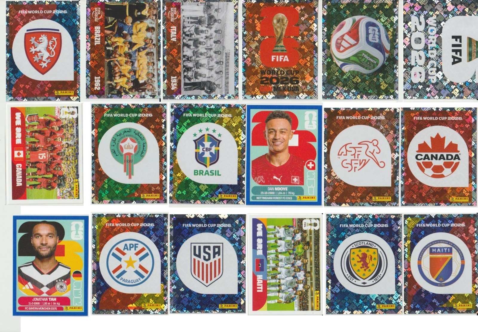 PICK your OWN – Panini FIFA World Cup 2026 FWC,#1#13 Singles – Special cards
