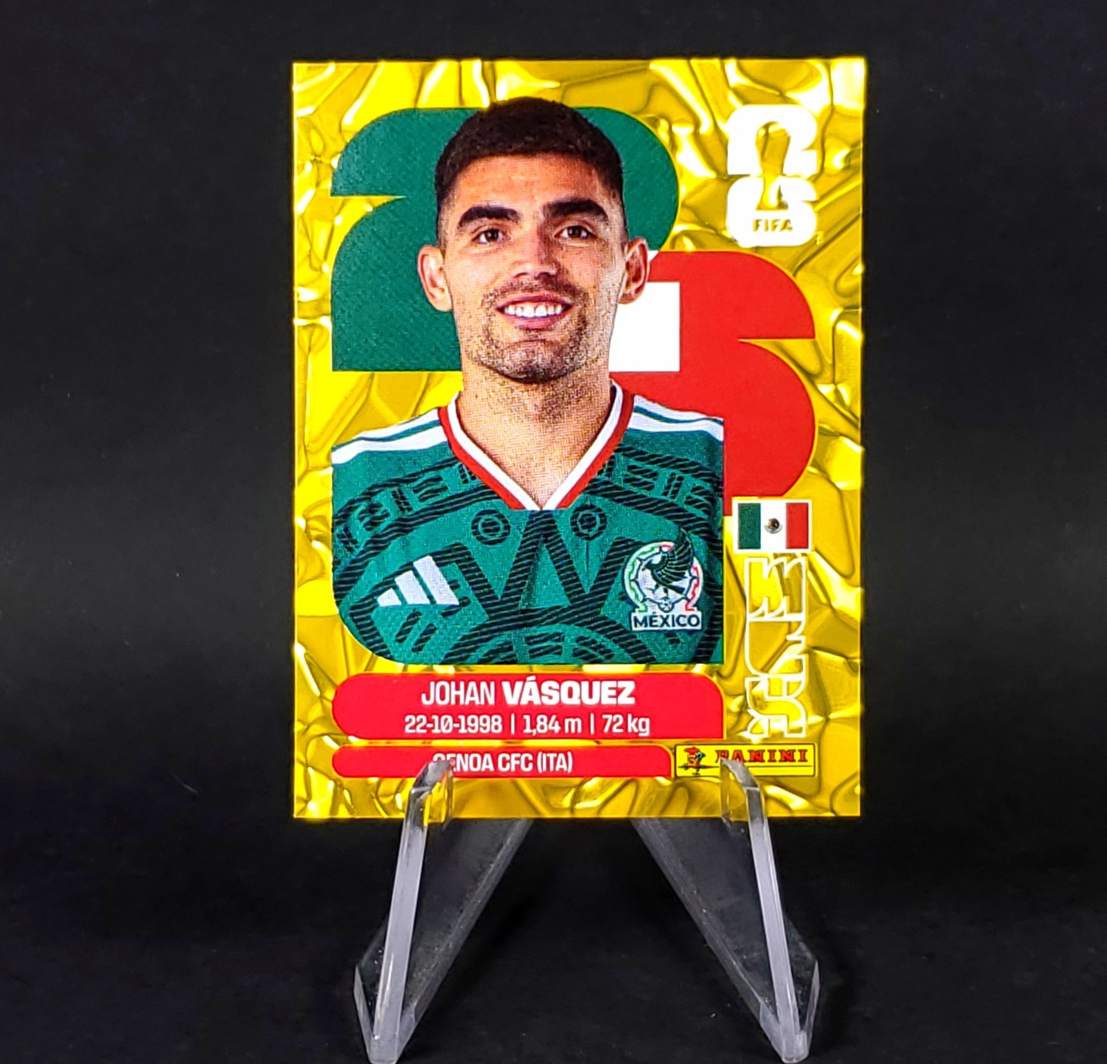Mexico 2026 Panini FIFA World Cup Stickers GOLD CRUMPLE USA Online Exclusive