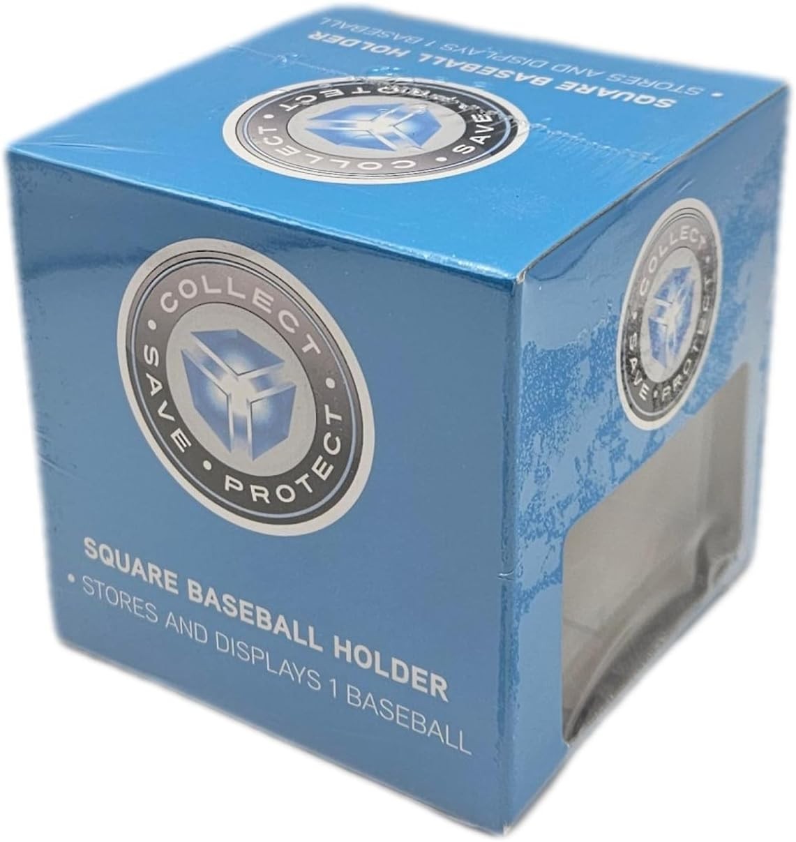 CSP Gold Base Baseball Holder Protective Display Case For Balls Gold Pedestal