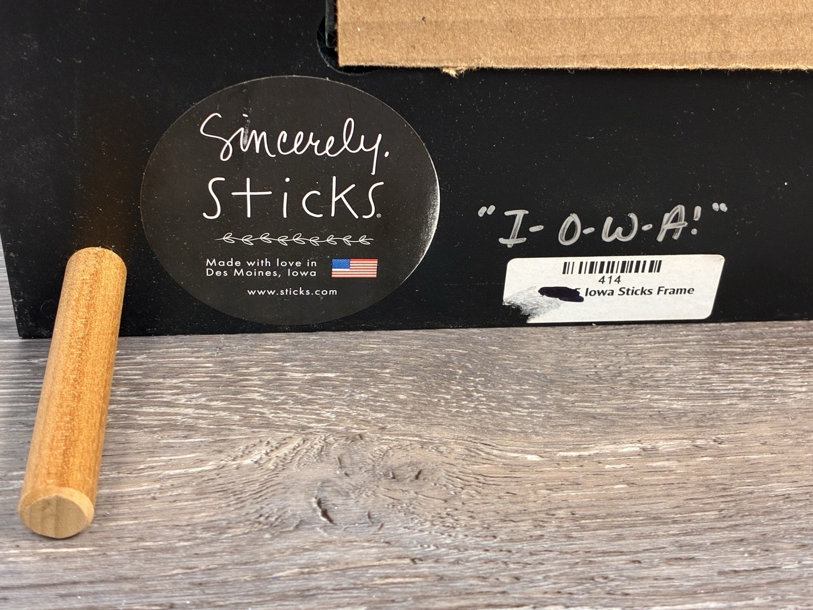 Sticks Sarah Grant Iowa Hawkeye Frame Made In Iowa 3.5” X 5” Photo Made In Iowa