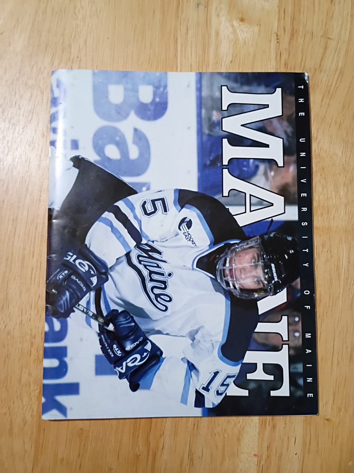 2001 Maine Mens Ice Hockey Game Program BC Boston College At Alfond 12/7-8