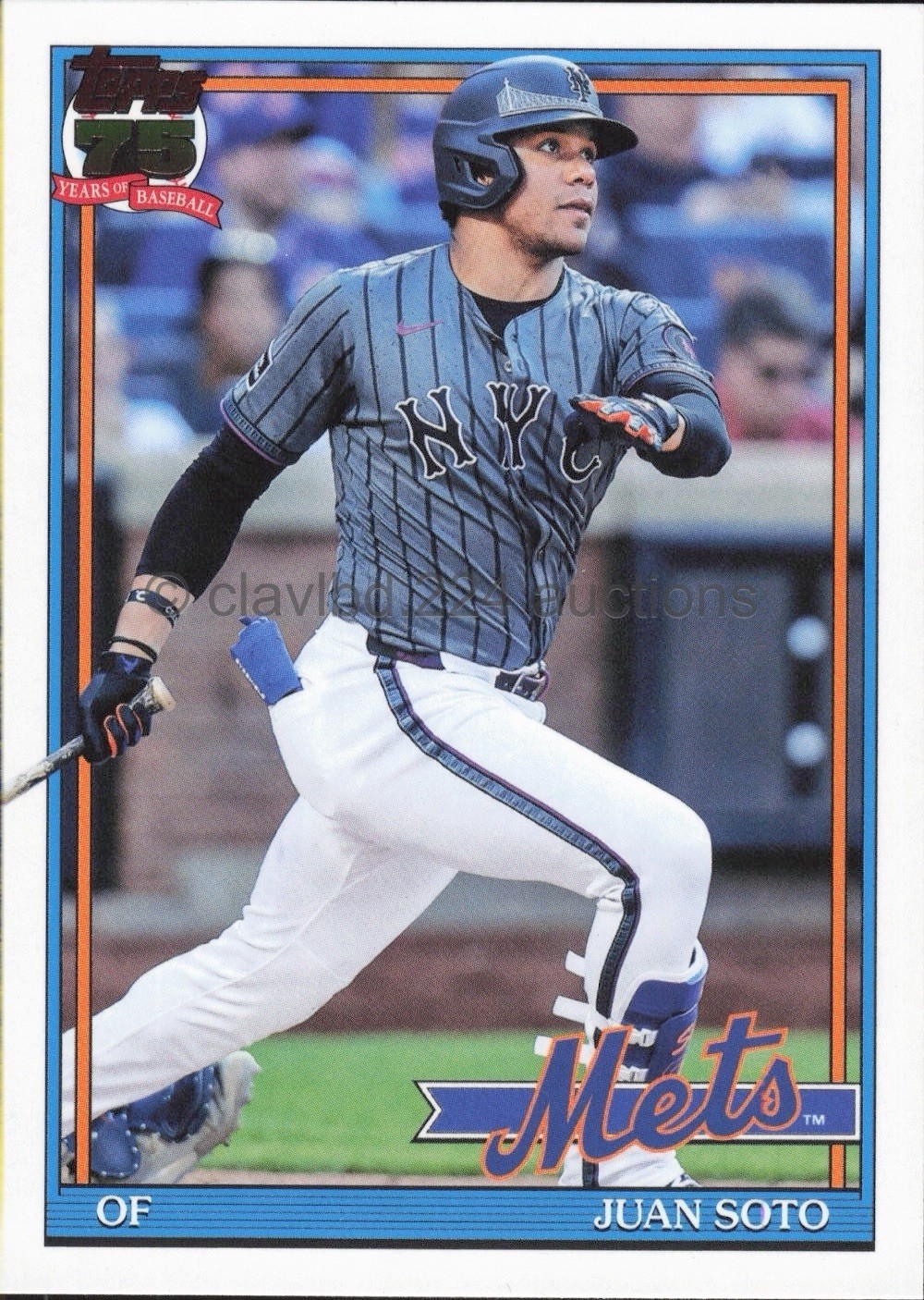 2026 TOPPS MLB – Juan Soto – 1991 35th Anniversary Insert #T91-82 Mets