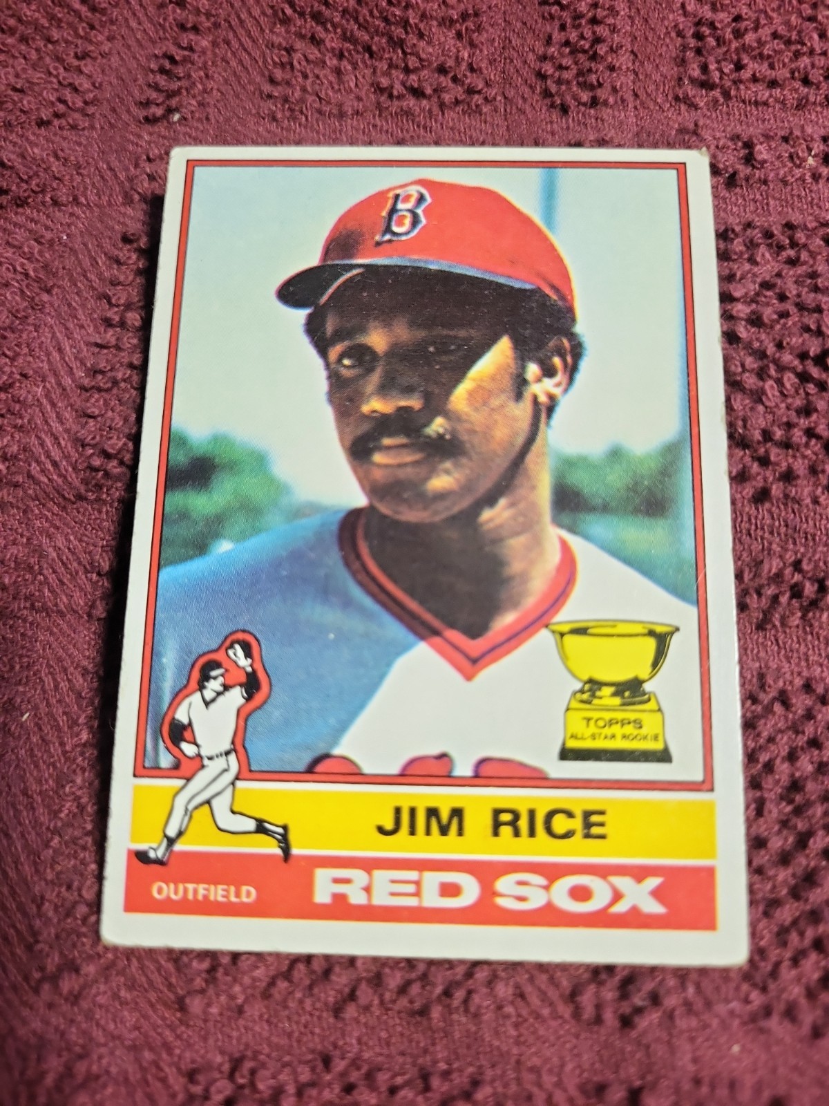 1976 Topps Baseball Jim Rice Boston Red Sox