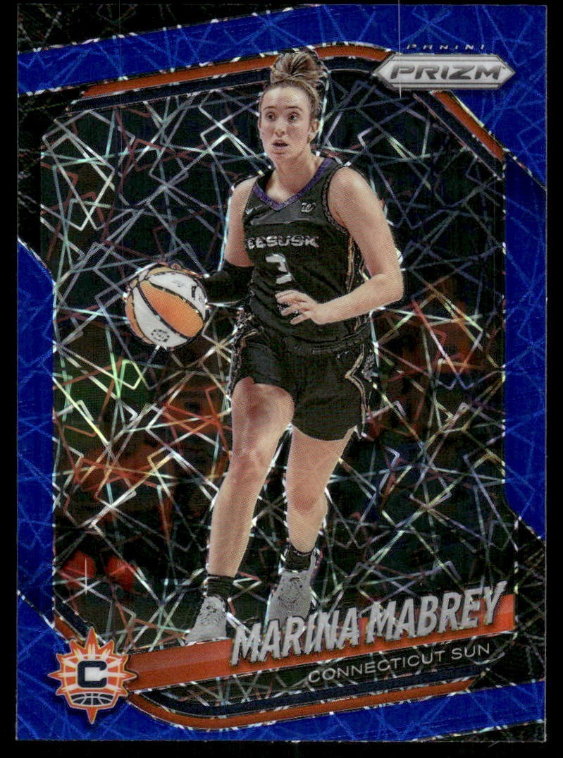 Marina Mabrey 2025 Panini Prizm WNBA #13 Blue Velocity Connecticut Sun NM/MT