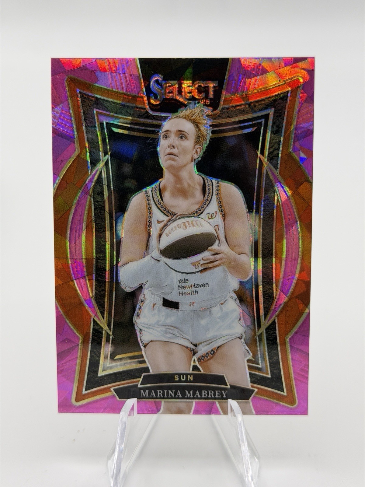 2025 Panini Select WNBA – Concourse Marina Mabrey #71 Pink Ice Prizm
