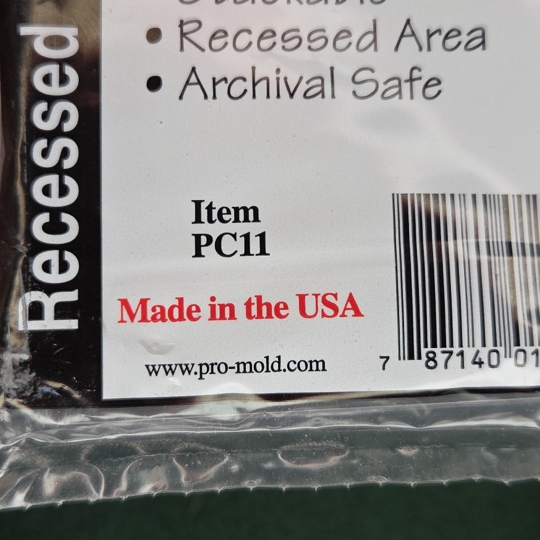 Pro Mold 1/4″ 4-Screw Recessed Regular Trading Card Holder 3×5 #PC11 (4 PACK)