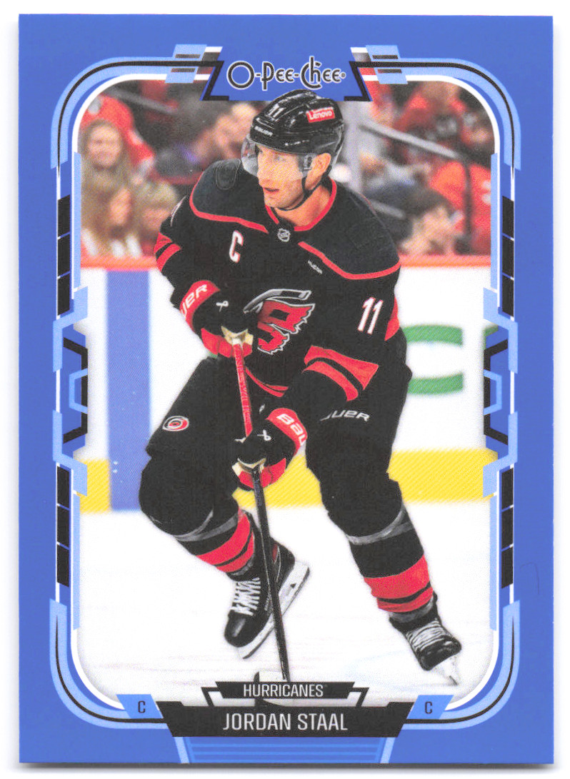 2025-26 O-Pee-Chee Blue Border Jordan Staal