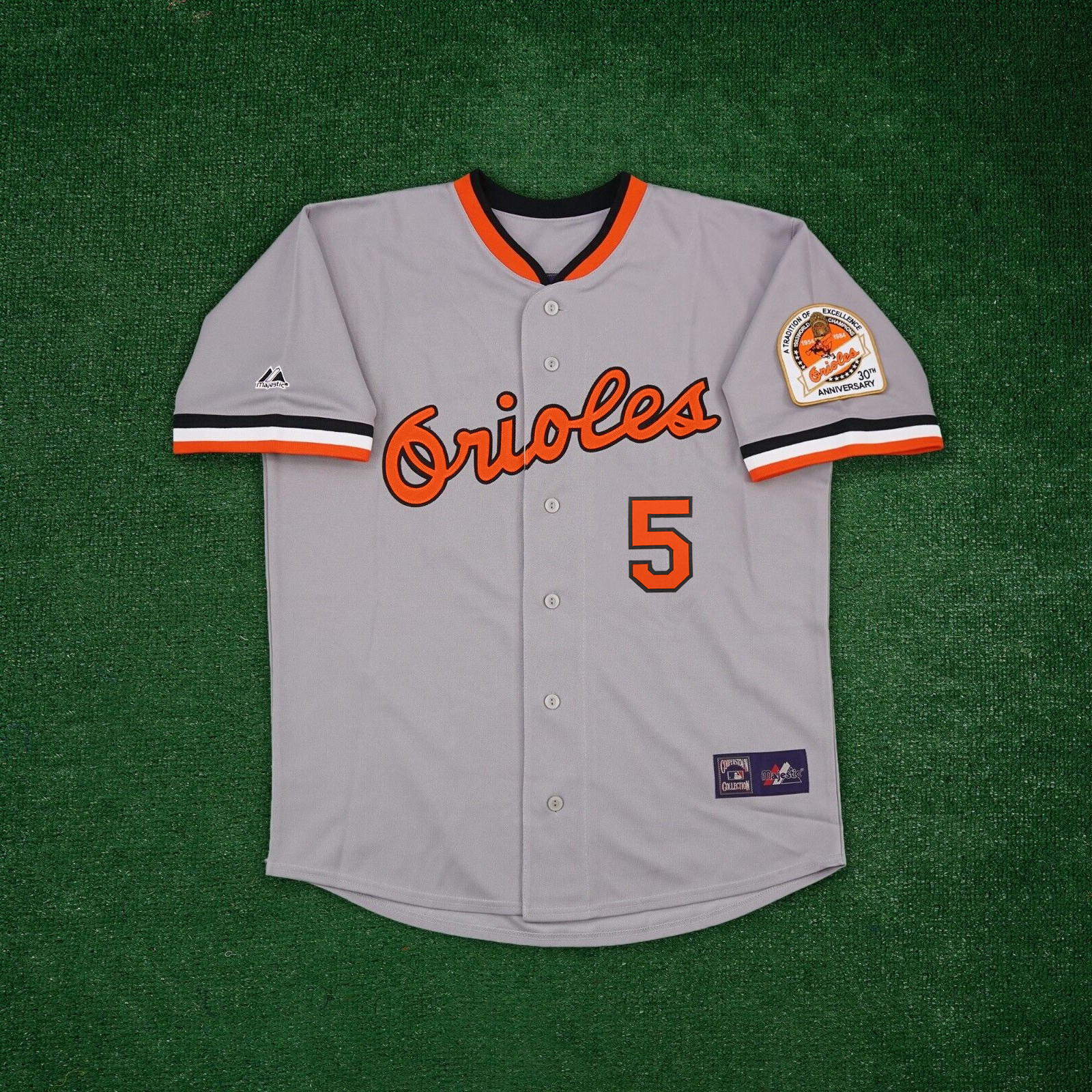 Brooks Robinson Baltimore Orioles 1984 Cooperstown Grey 30th Anniv. Men’s Jersey