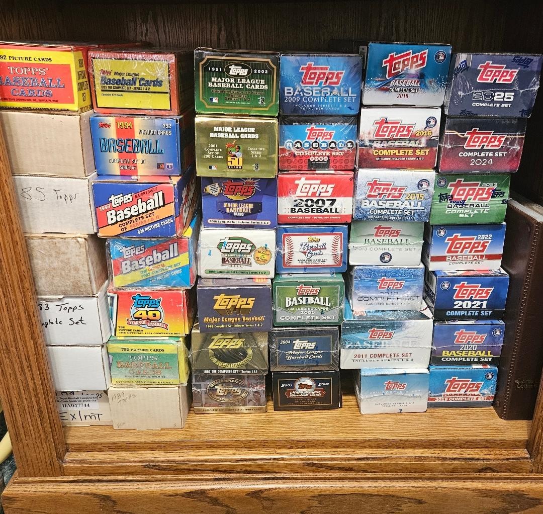 1990 THRU 2020 Topps MLB Complete Factory Sealed & Unsealed Sets. You Pick.