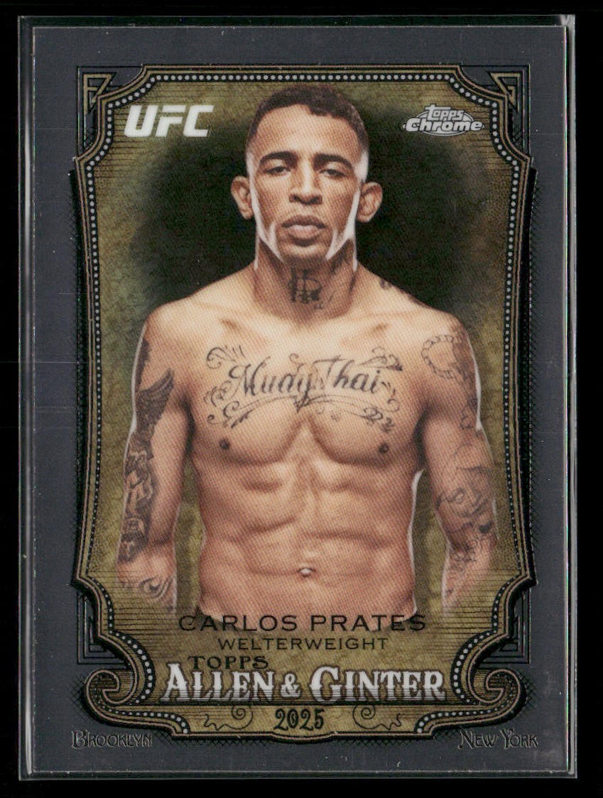 Carlos Prates 2026 Topps Chrome UFC Allen & Ginter #AG-11 MMA/UFC
