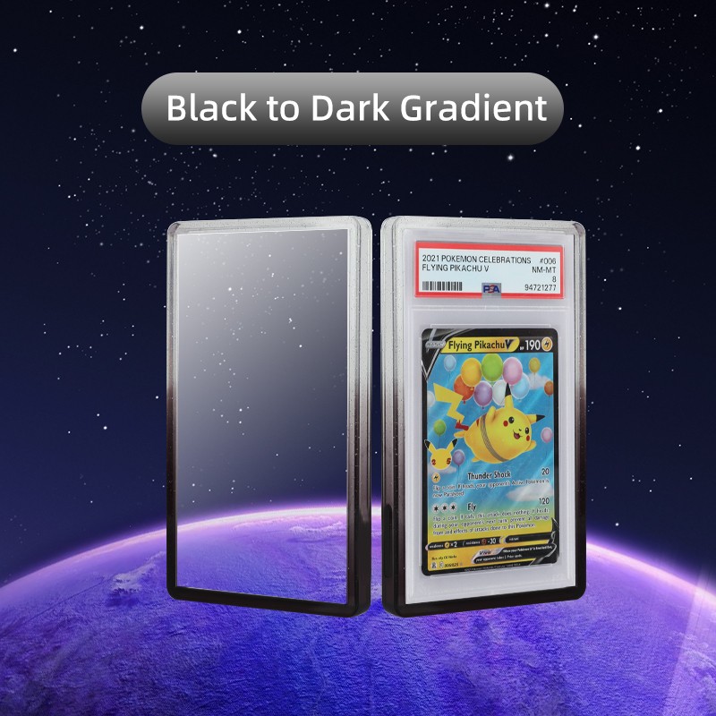 For PSA/CGC 35PT Gradient TPU Rubber Trading Cards Protector Holder Bumper Case