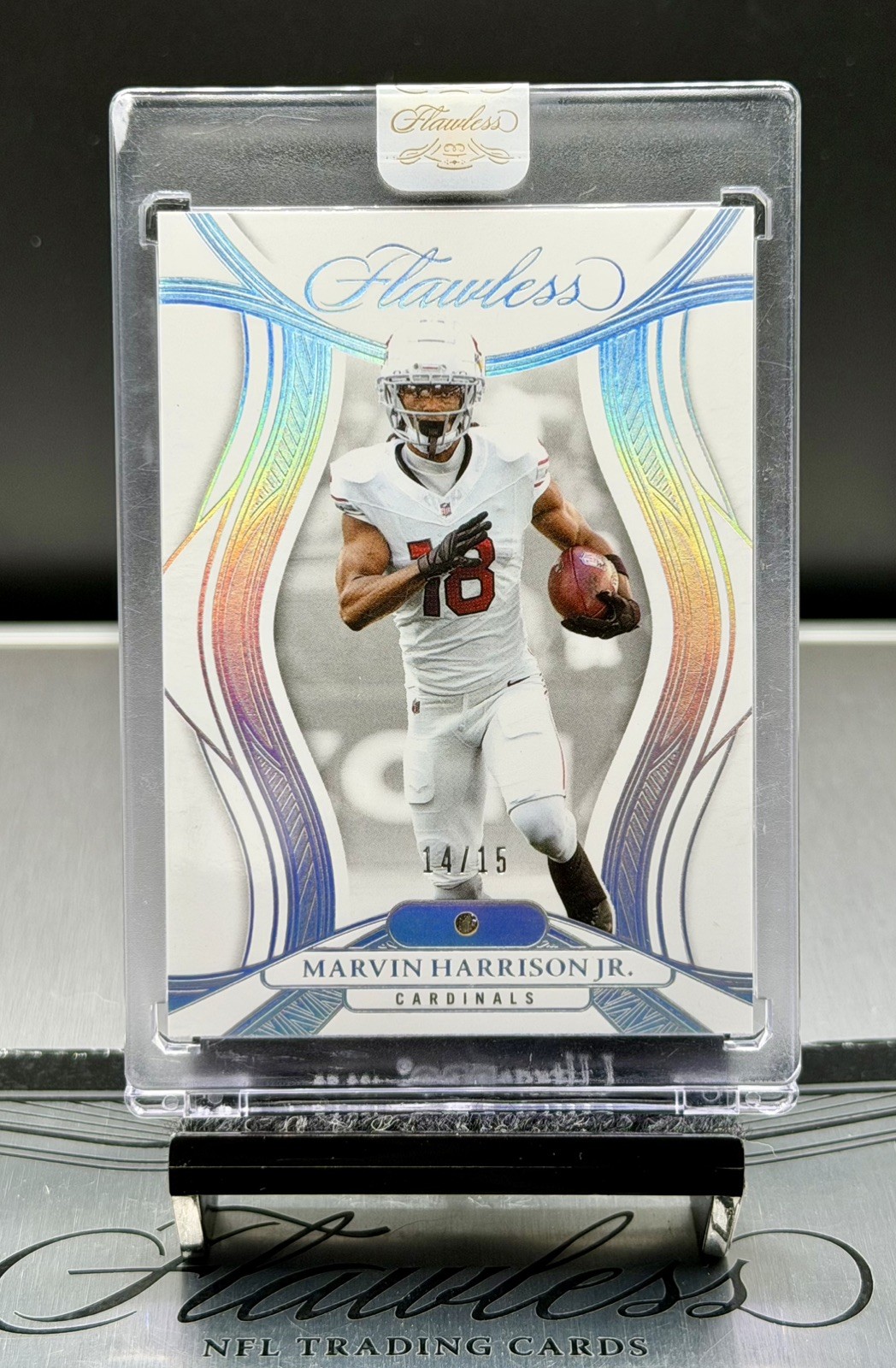 2025 NFL Flawless Marvin Harrison Jr💎Encased Diamond Gemstone, SSP#/15🔥RARE