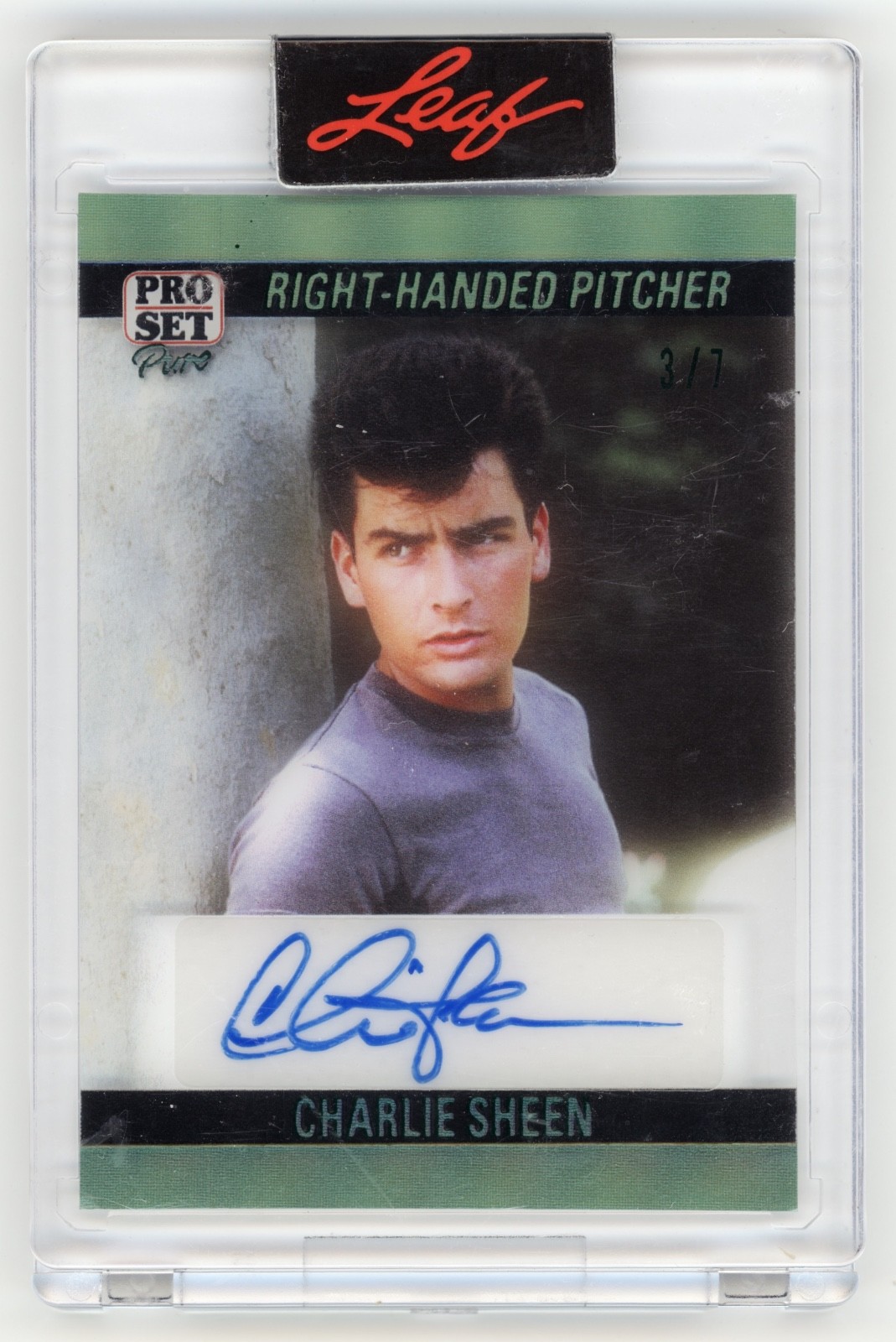 2023 Leaf Pro Set Pure Charlie Sheen Auto /7 #90-CS1 316