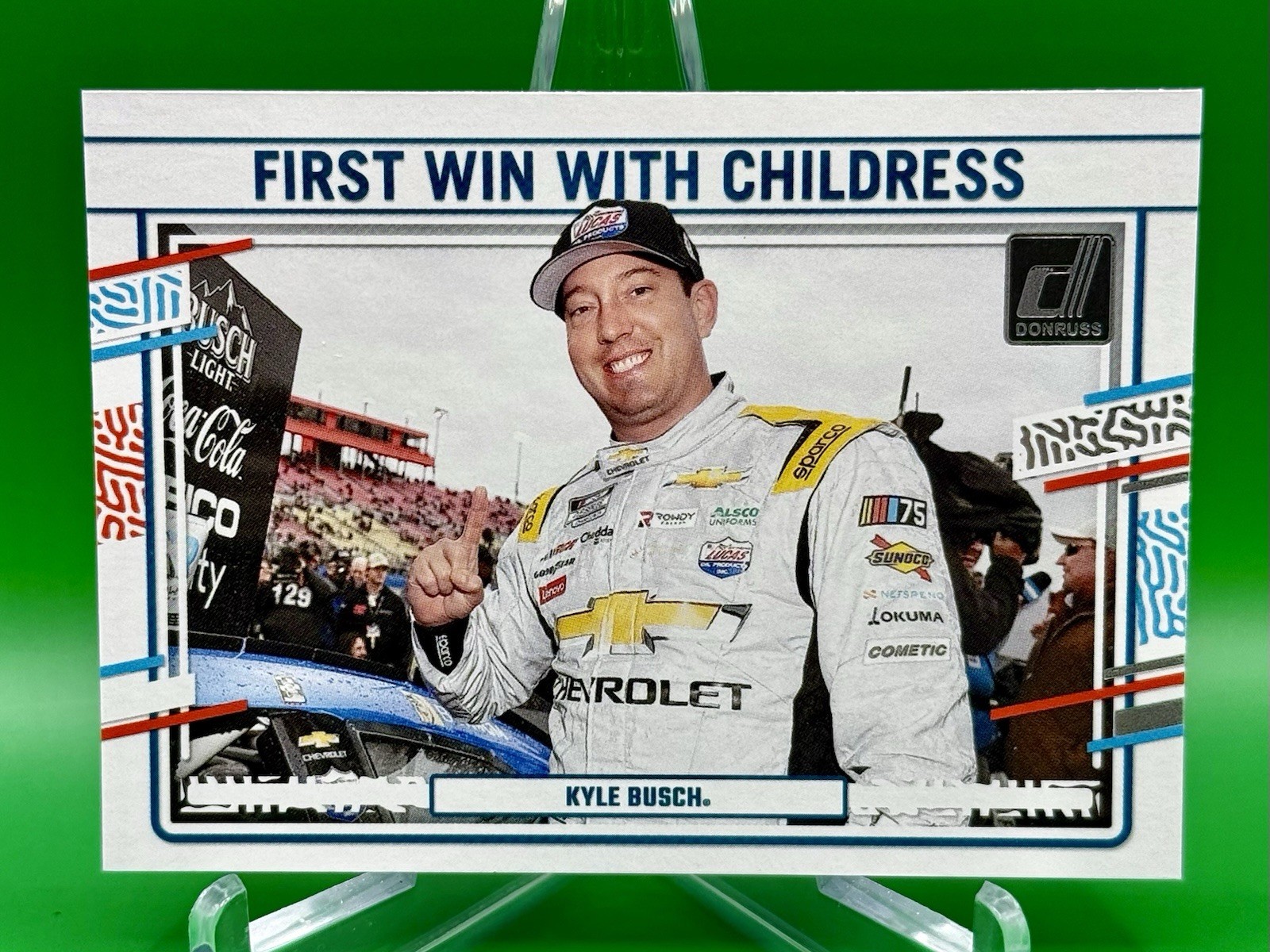 2024 Panini Donruss NASCAR Season Highlights Kyle Busch #189 Rowdy Childress ￼
