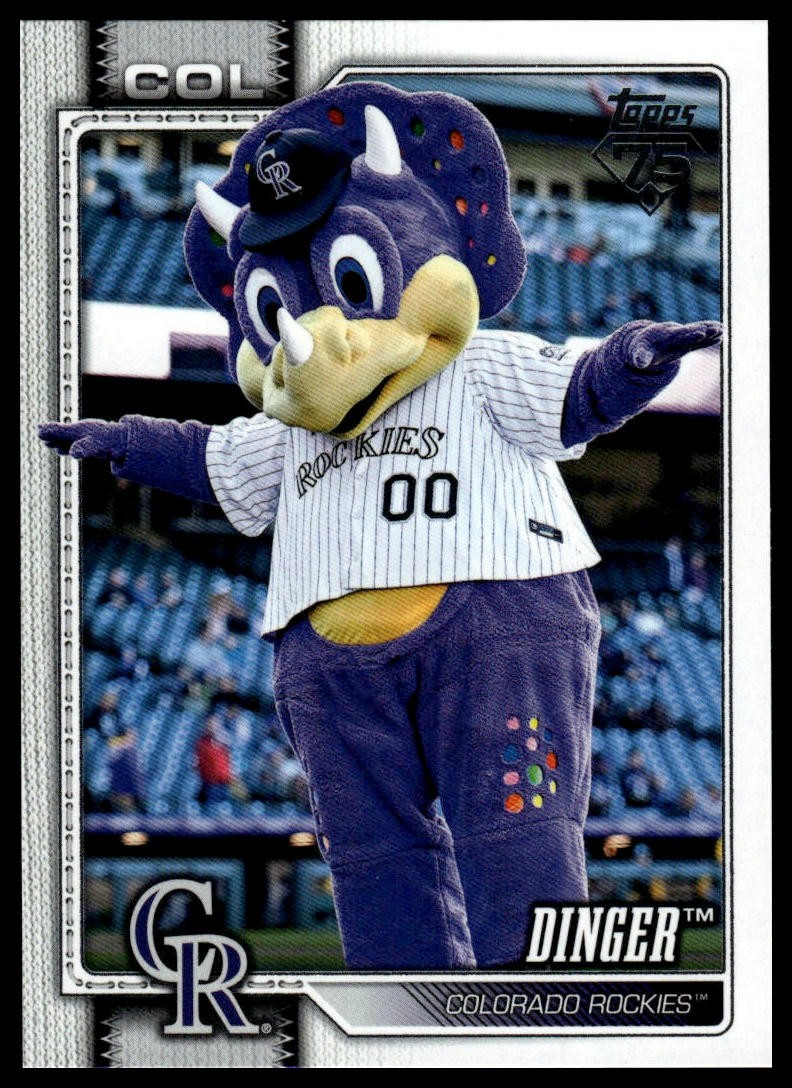 2026 Topps #M-4 Dinger Mascots