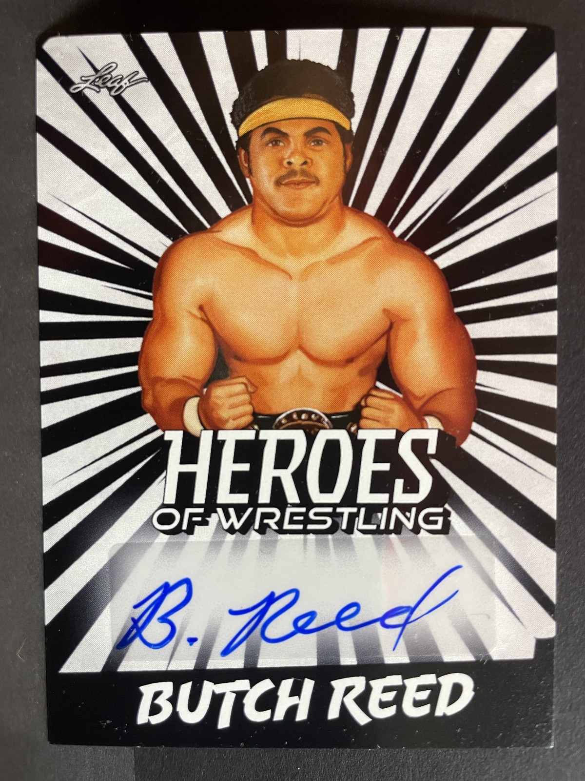 2023 Leaf Heroes of Wrestling #BA-BR3 Butch Reed Autographs