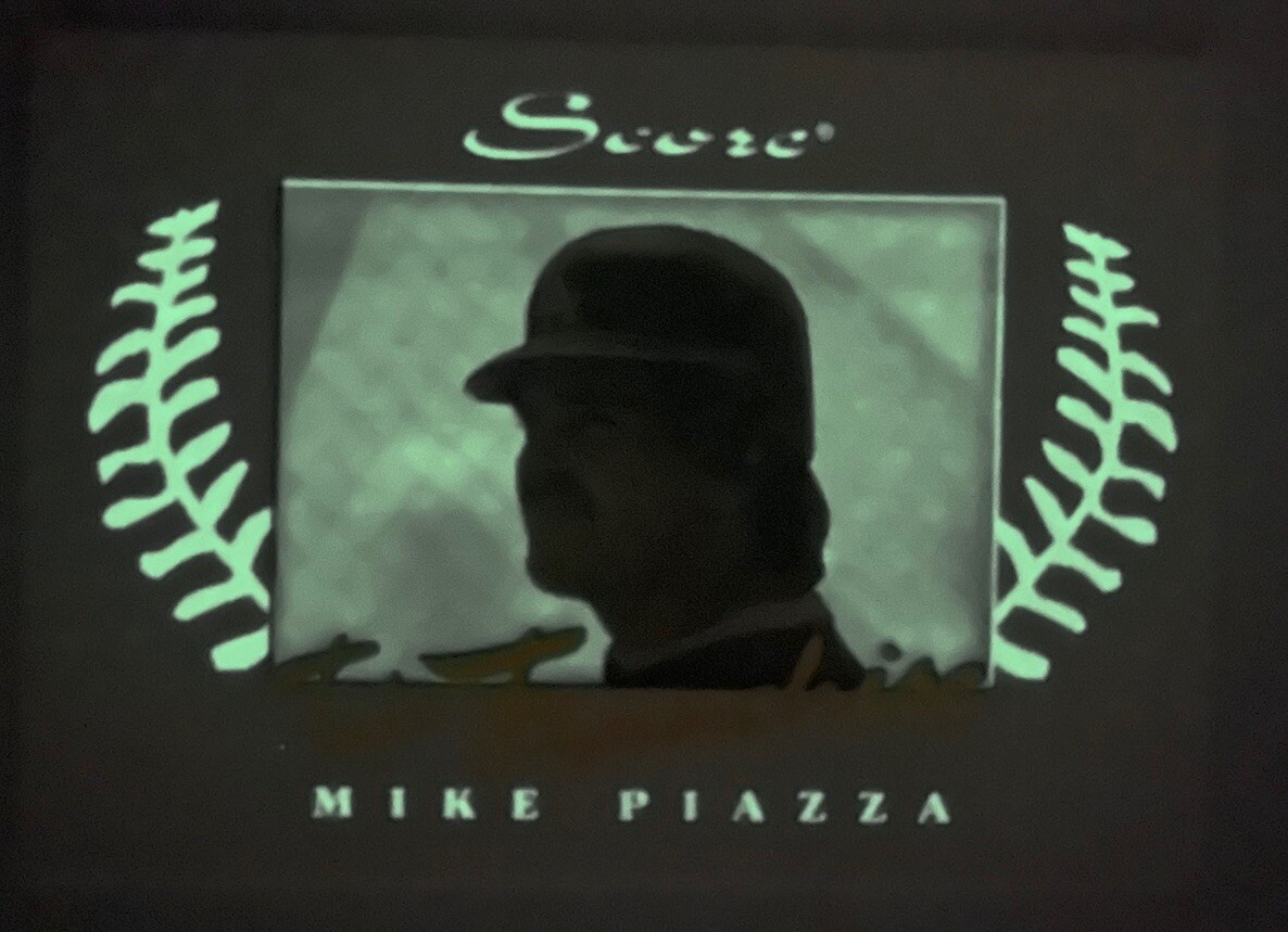Mike Piazza 1997 Score The Franchise Glowing Glow In The Dark #5 Dodgers ESE