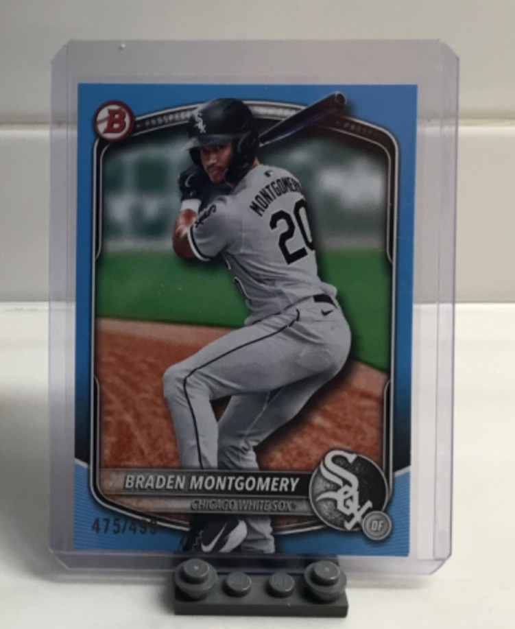 2025 Bowman – Prospects Braden Montgomery #BP-132 Sky Blue /499 (RC)