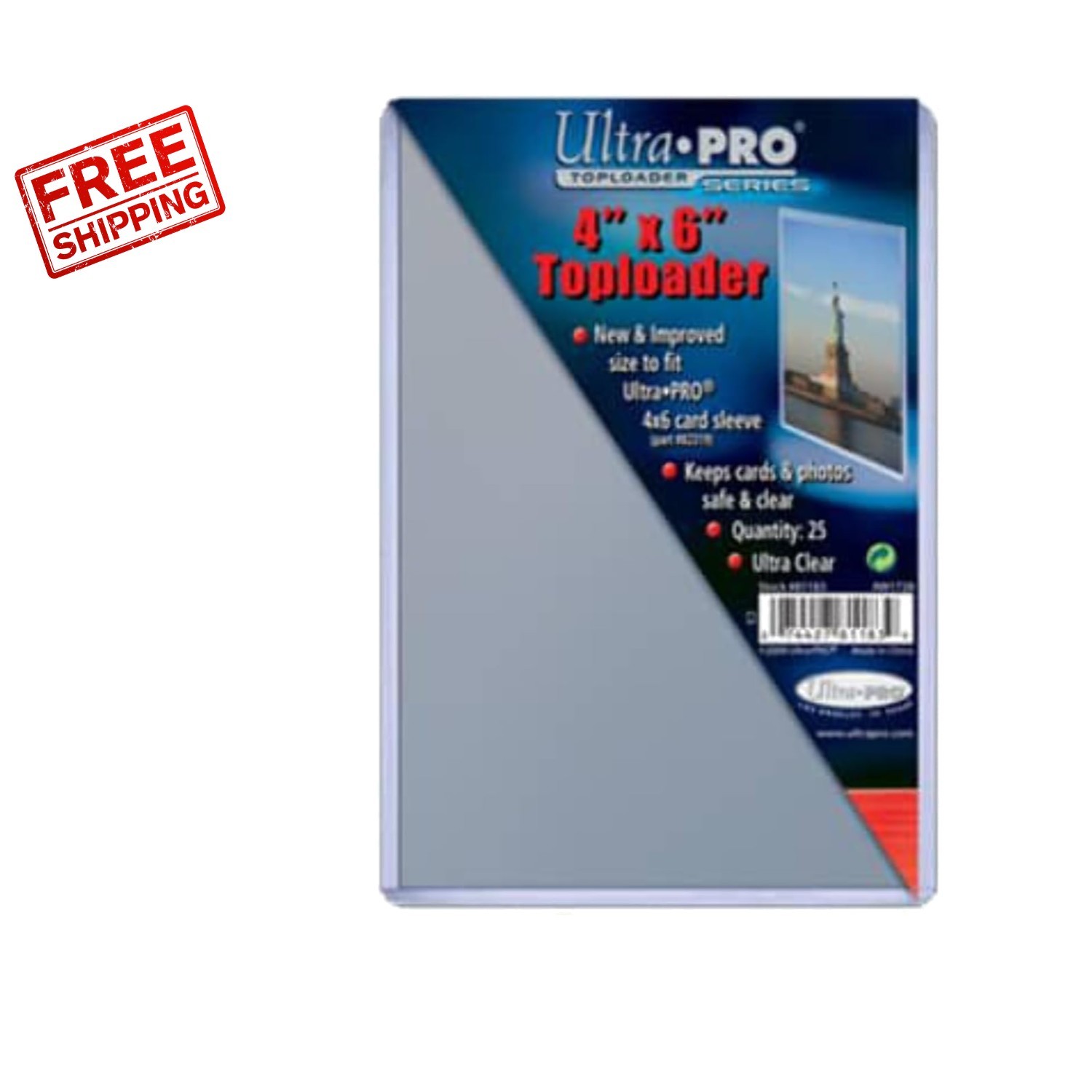High Impact Rigid PVC 4″ x 6″ Toploader – 25 Pack for Card Protection