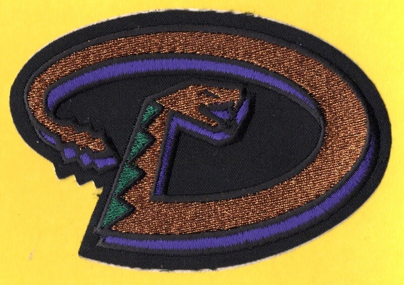 ARIZONA DIAMONDBACKS EMBROIDERED MLB PATCH – 5 3/4 inches wide