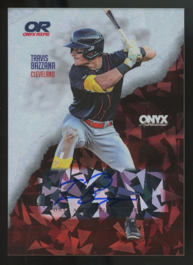2024 Onyx Rips Travis Bazzana Red Ice Auto /465 #RATRBA