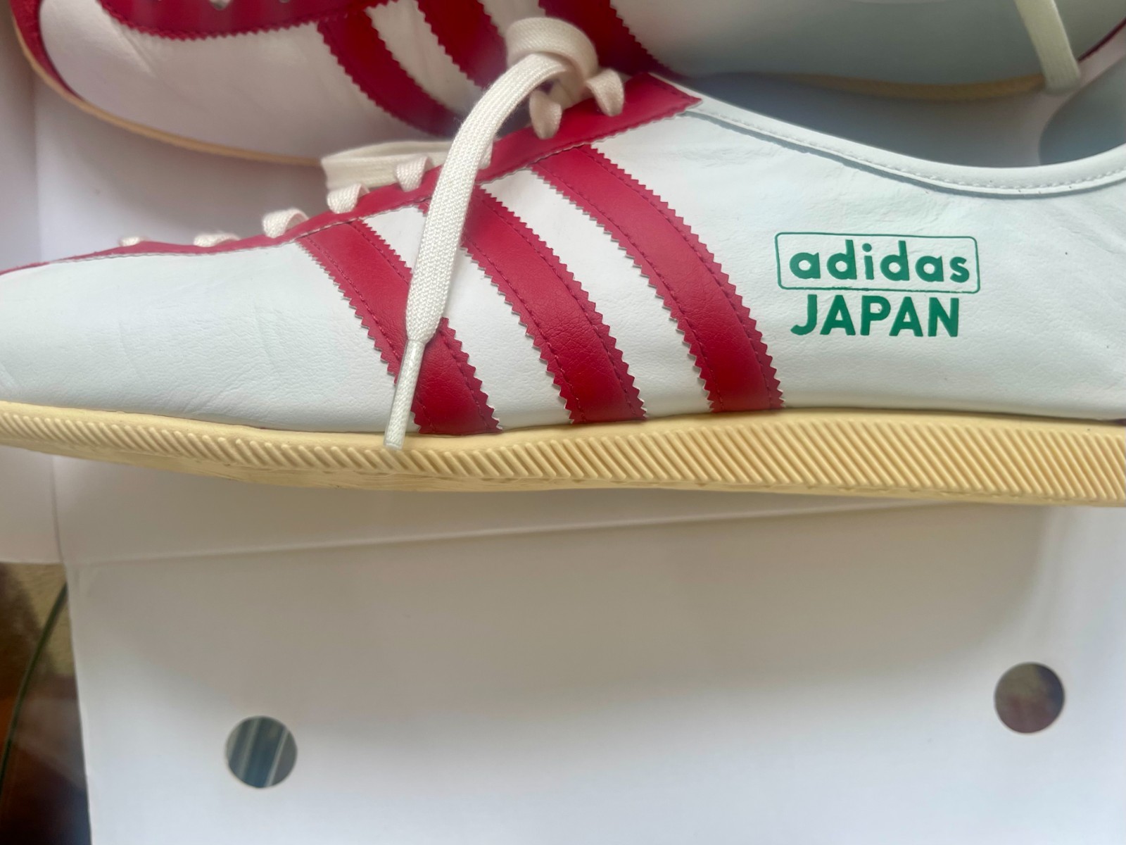 adidas Japan Archive Program 1964 Tokyo Olympics White Red FV9697 Size 9 NEW