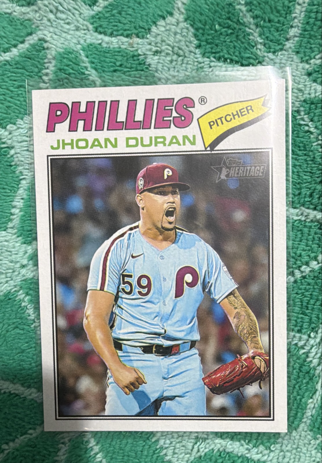 2026 Topps Heritage – Jhoan Duran #14 Short print