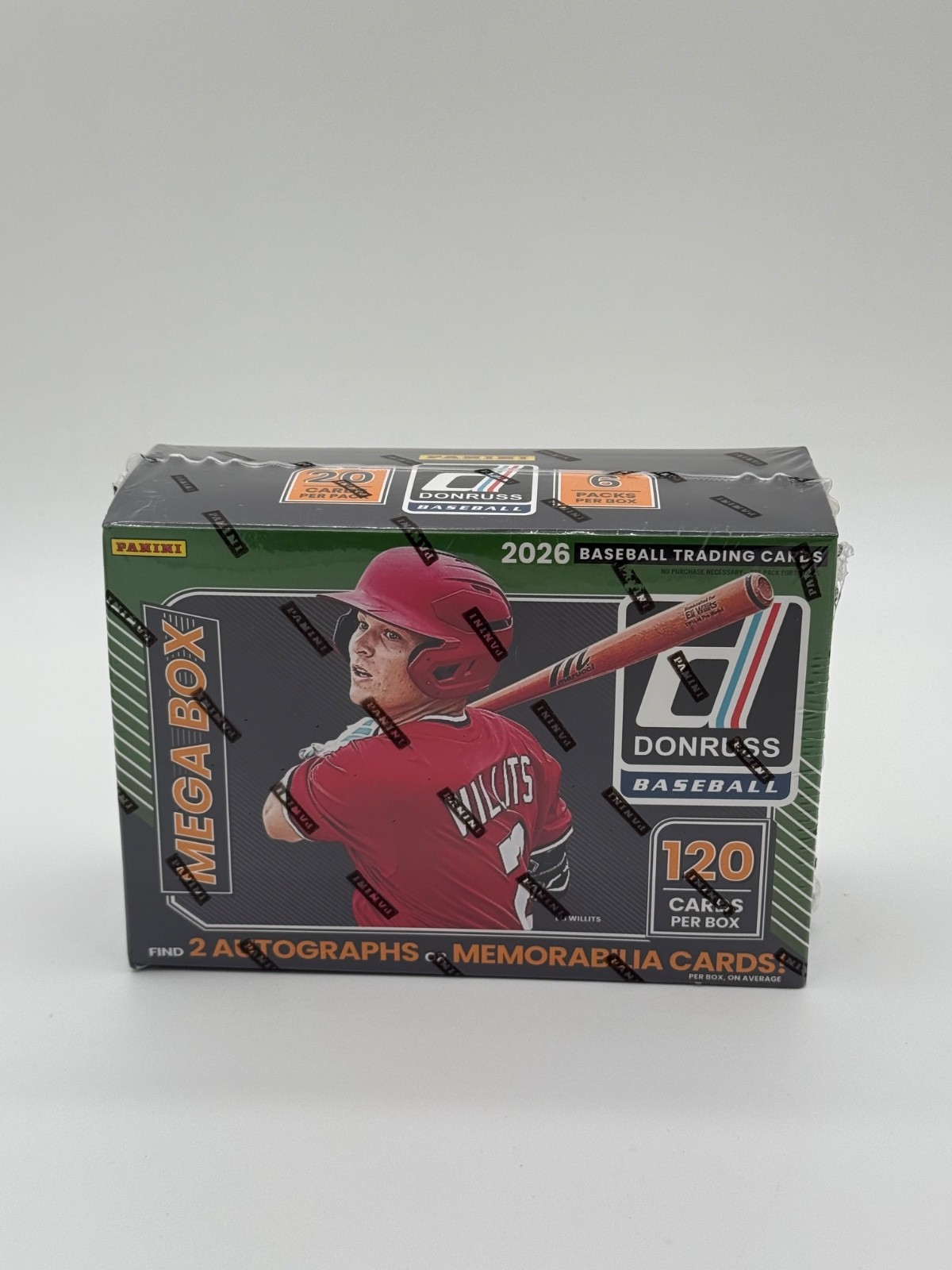 2026 DONRUSS BASEBALL – MEGA BOX – FACTORY SEALED