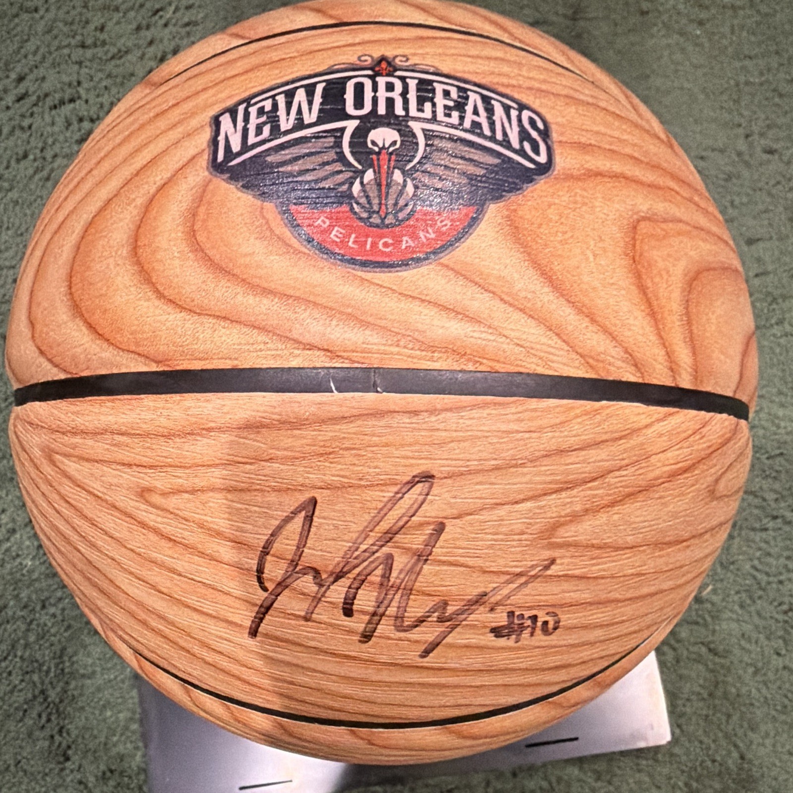 Jaxson Hayes autographed New Orleans Pelicans Spaulding Basketball