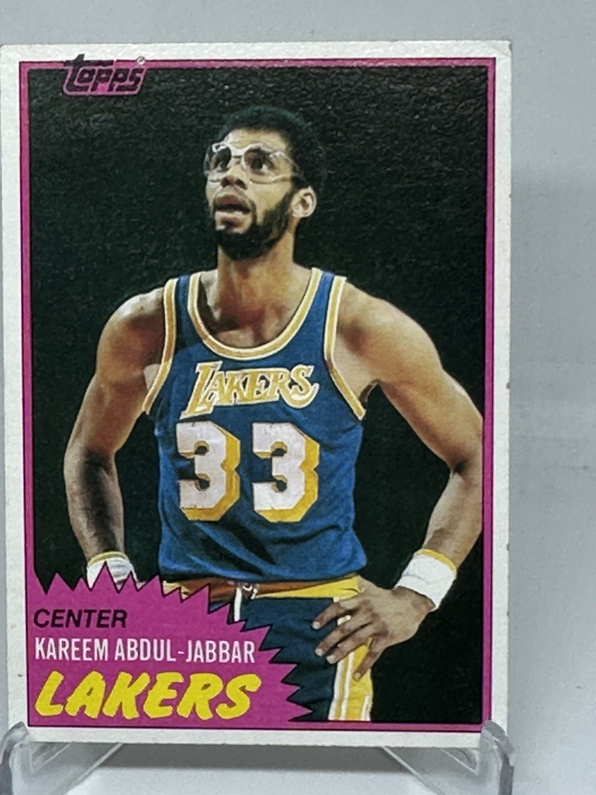 1981-82 Topps – Kareem Abdul-Jabbar #20