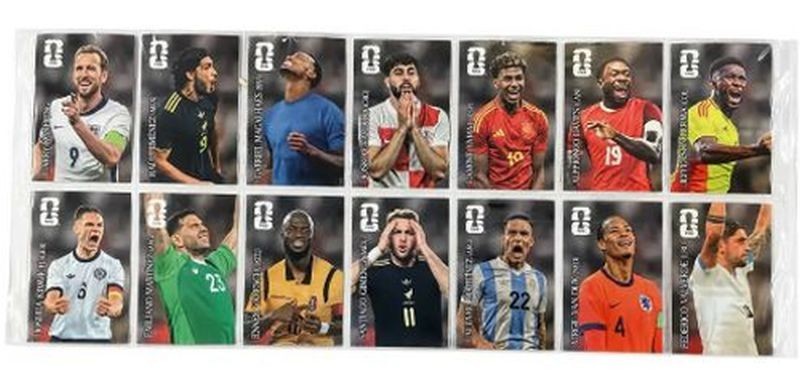 Brazil Edition 2026 Panini World Cup Coca Cola Sticker Complete set of 14