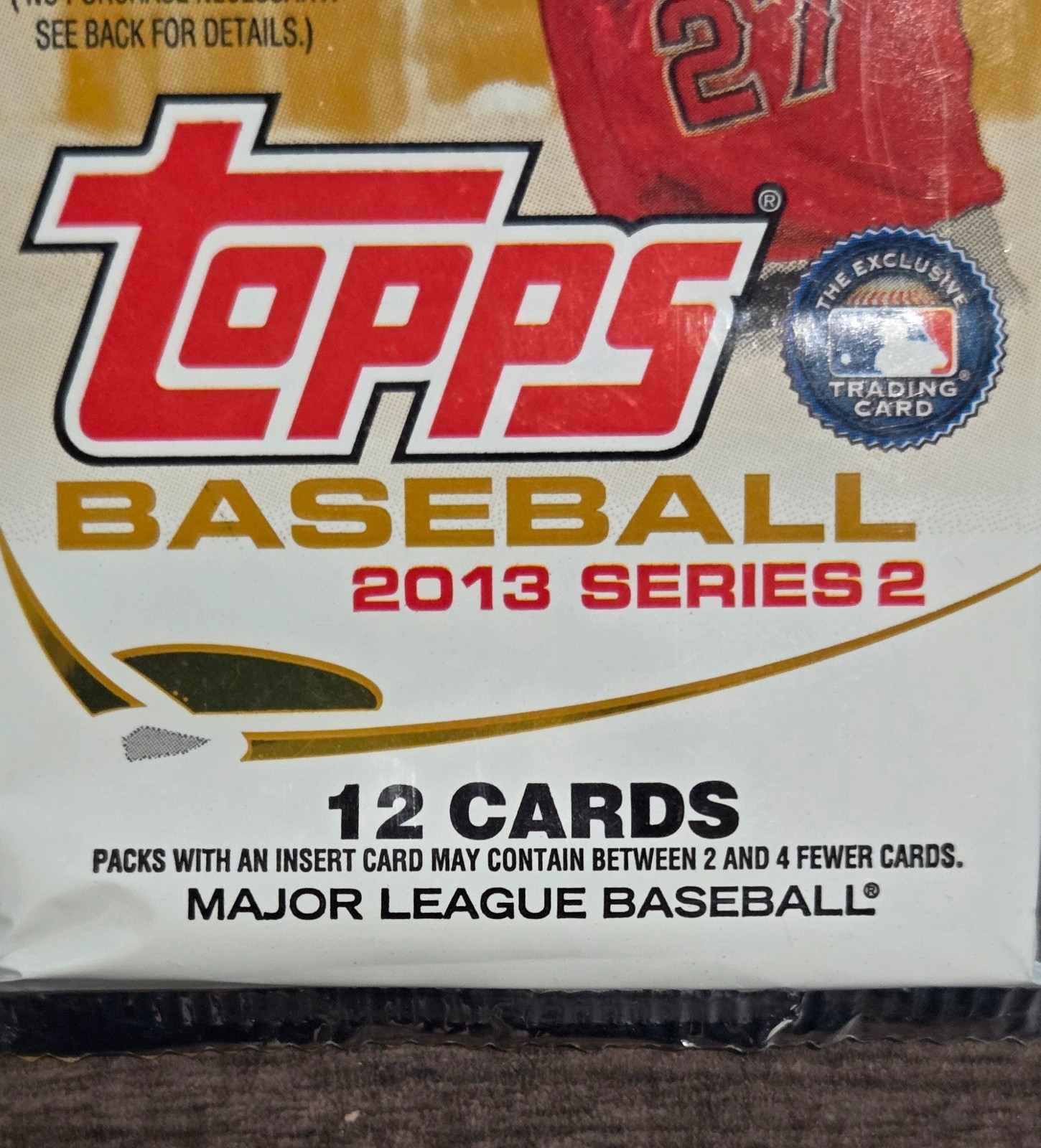 2013 Topps MLB Baseball Series 2 Retail Foil Pack 12 Cards Per Pack Relic & Auto