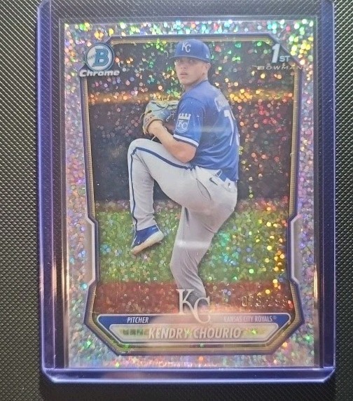 2026 Bowman Chrome Prospects #BCP-7 Kendry Chourio 1St Speckle Refractor /299