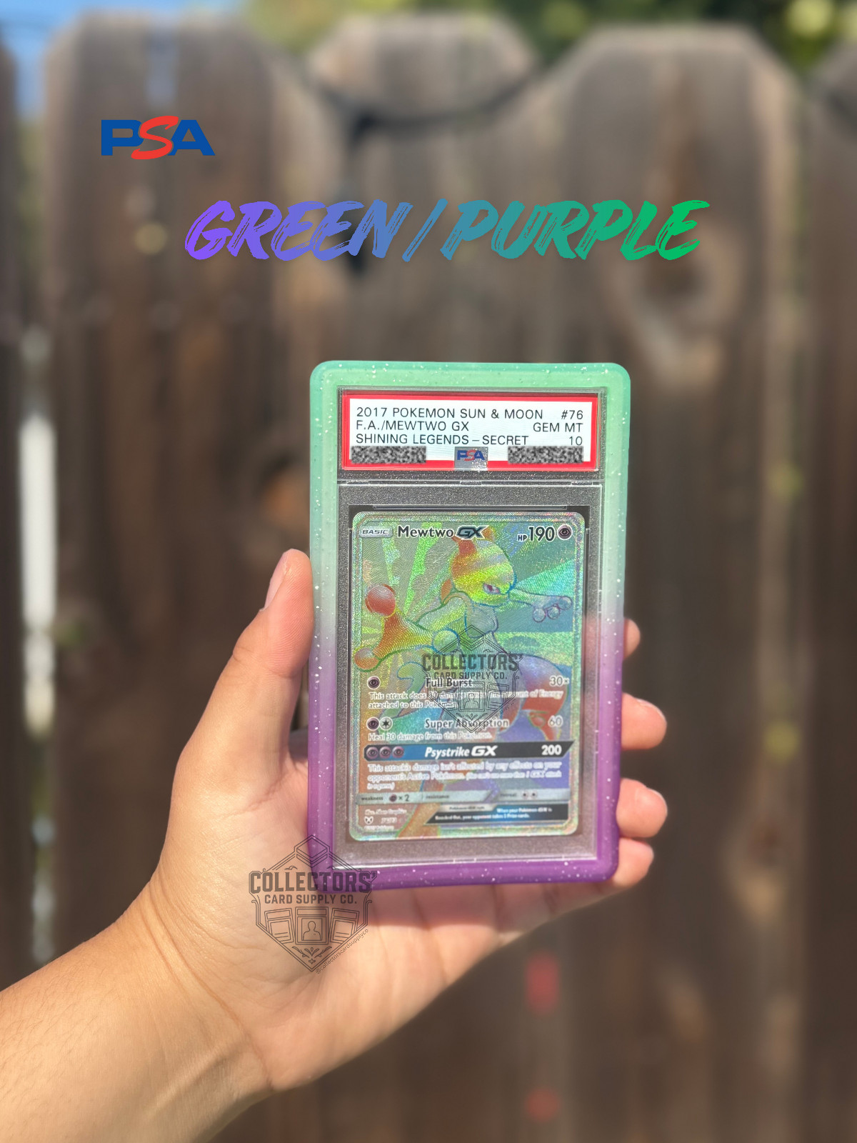 Gradient PSA Graded Card Slab Bumper Guard Protector Skin TPU – 7 Colors