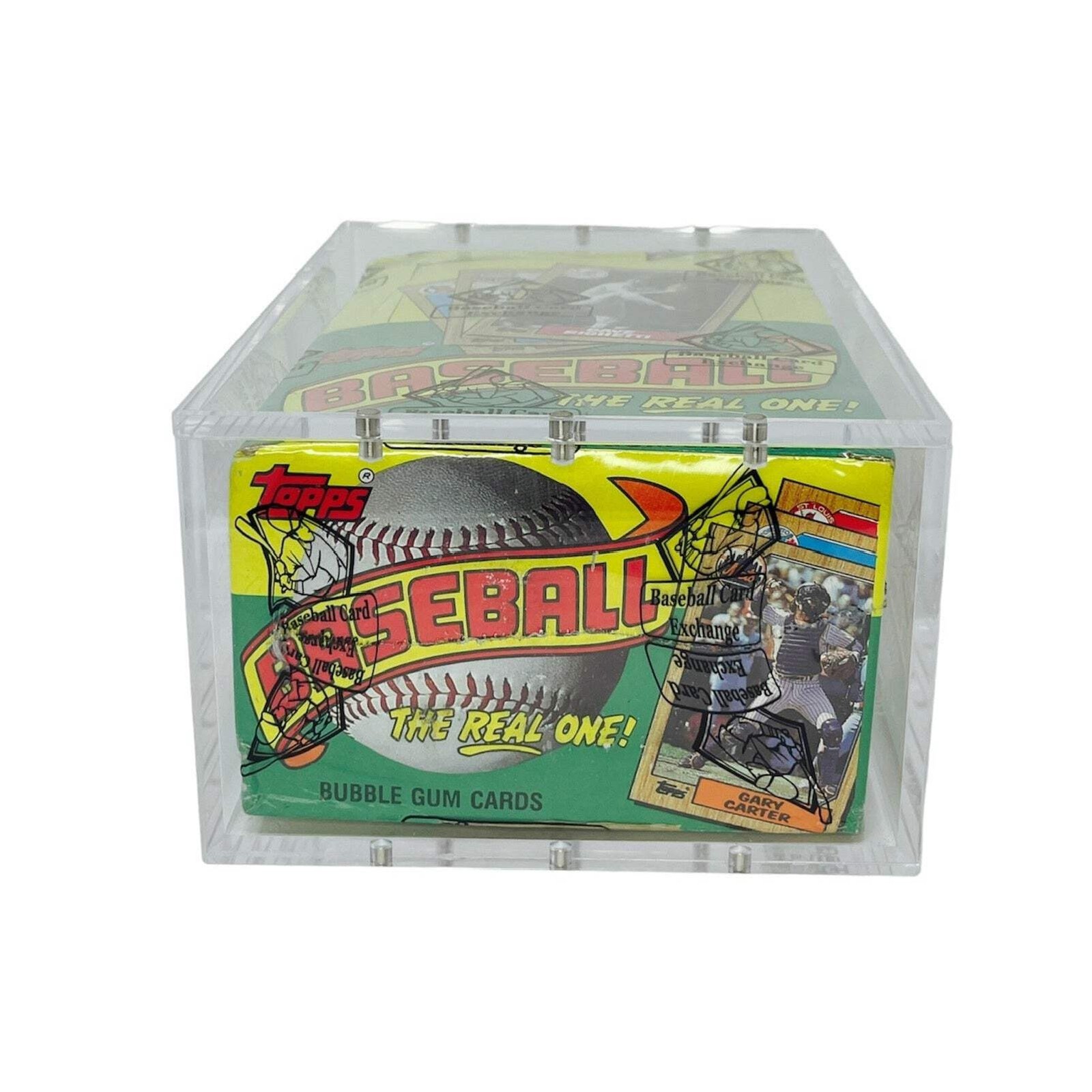 Stackable Premium Acrylic Display Case w/ Magnetic Lid for Topps Cards Wax Box