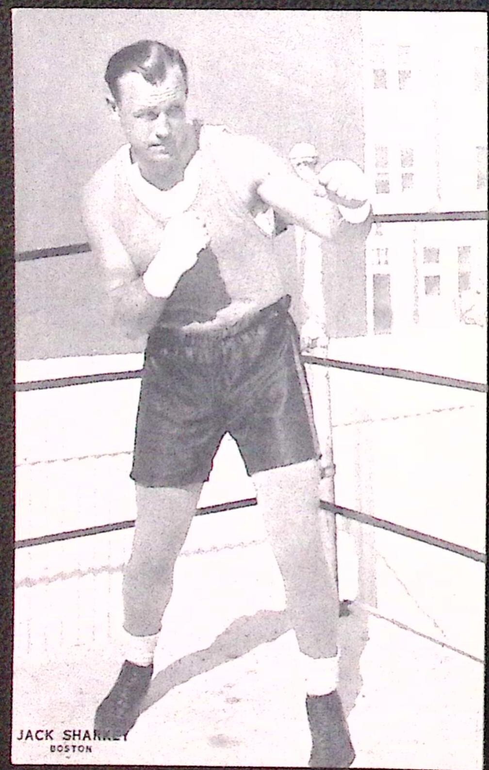 1920s Exhibit Supply Boxing Trading Card Jack Sharkey Heavyweight