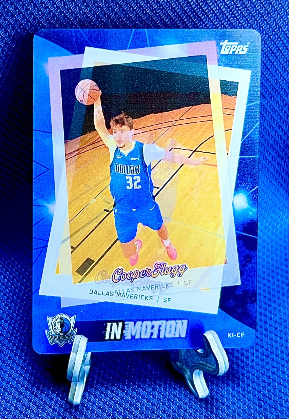 Cooper Flagg 2025 Topps Match Attax 3D IN MOTION LENTICULAR #KICF RC RARE 1:10